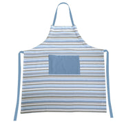 Tablier teint en fil à rayures bleues de l'armée de l'air cm80x90