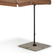 Plaque abrasif pour pied de parasol 40x40x3,5