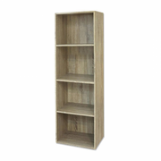 Bibliothèque en bois 4 étagères Rovere Shelf L 40 x H 29 x H 132 cm
