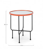 Table Basse Peintre A-Miroir A Rouge D50