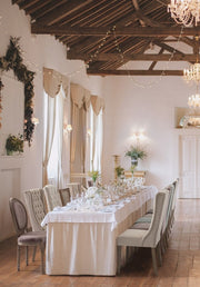 2x Chaise Woodrose en bois rembourré de style classique