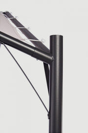 Gazebo dôme pour le jardin gris anthracite 3,5x3,5xh 260 cm