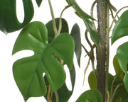 Plante Monstera en polyester avec pot 31x20x63,5h cm
