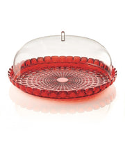 Guzzini Set de petits moules à gâteau rouge Tiffany 30x27h cm